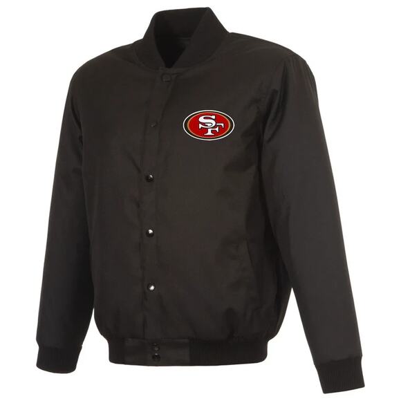 San Francisco Forty Niners (49ers) (NFL) Poly-Twill Jacket - Picture 4 of 6